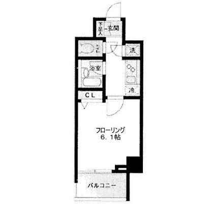 東京都新宿区弁天町 賃貸マンション 1K