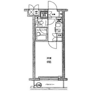 東京都新宿区戸山１丁目 賃貸マンション 1K