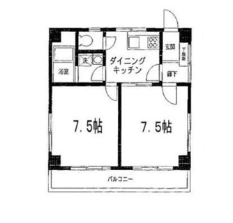 東京都新宿区早稲田鶴巻町 賃貸マンション 2K