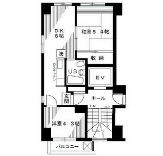 東京都新宿区弁天町 賃貸マンション 2DK