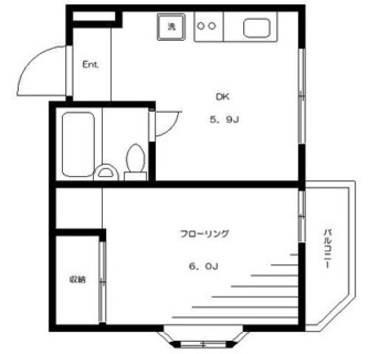 東京都新宿区山吹町 賃貸マンション 1DK