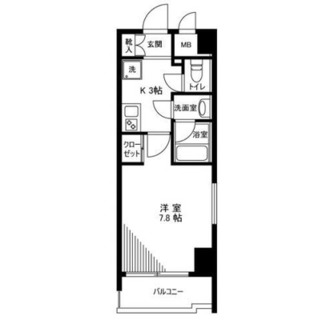 東京都新宿区西早稲田１丁目 賃貸マンション 1K