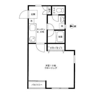 東京都新宿区戸山１丁目 賃貸マンション 1K