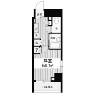 東京都新宿区早稲田町 賃貸マンション 1K